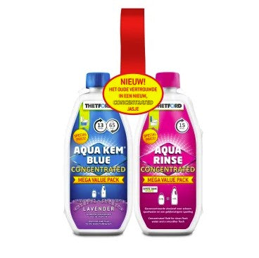 Thetford Aqua Kem & Rinse Twin pack