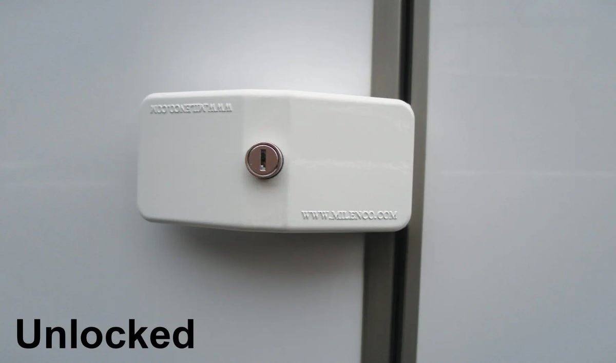 Milenco Door Frame Lock - Triple Pack (Keyed Alike) with 3 keys Milenco