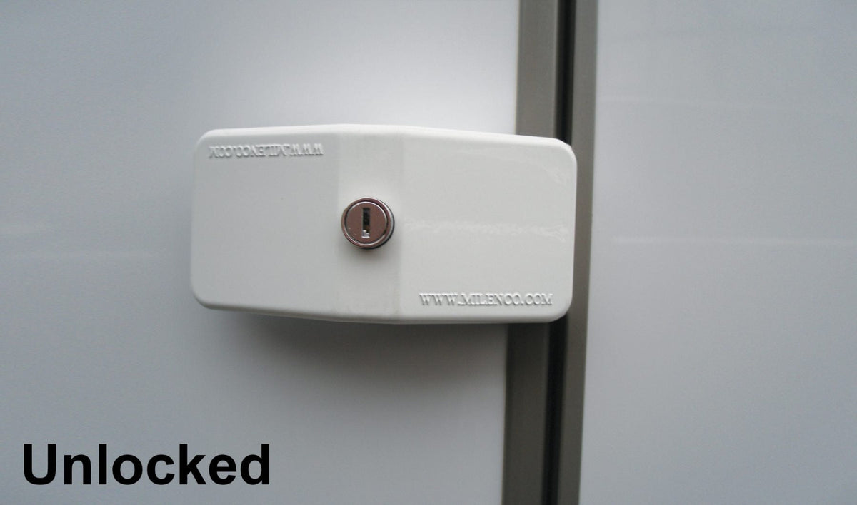 Milenco Door Frame Locks - Singles with 2 keys Milenco