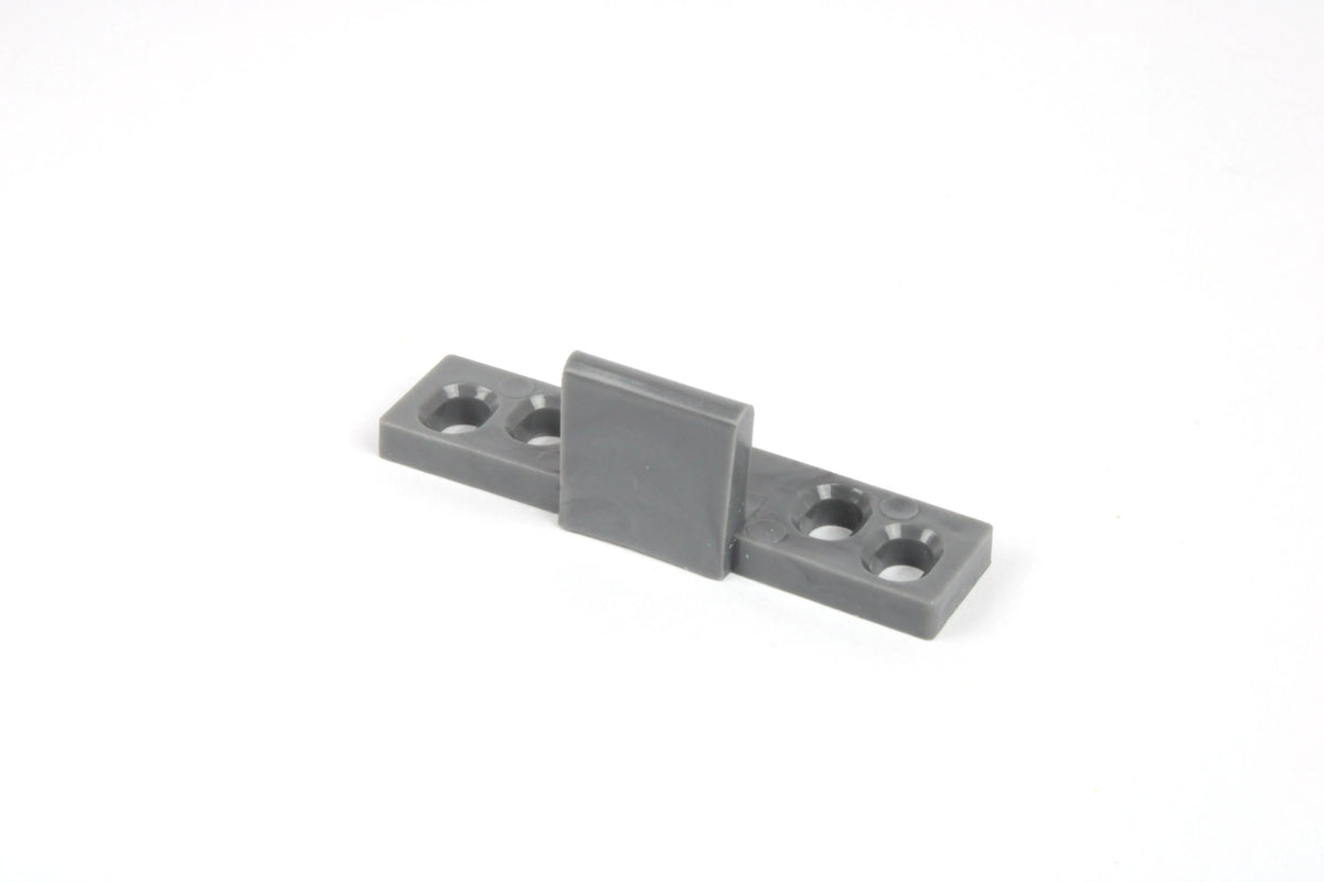 Silver mini catch plate on a white background