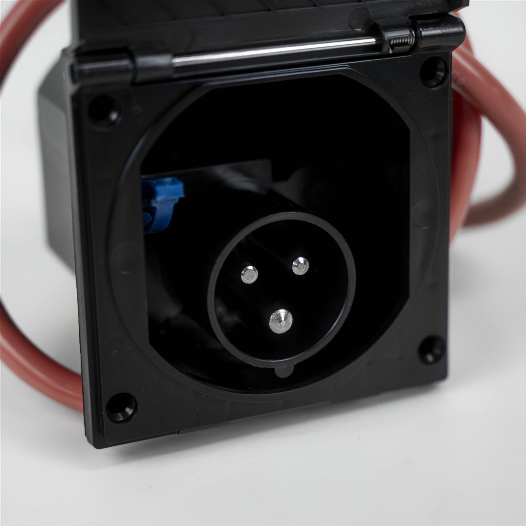 Prewired Black Mains Flush Inlet