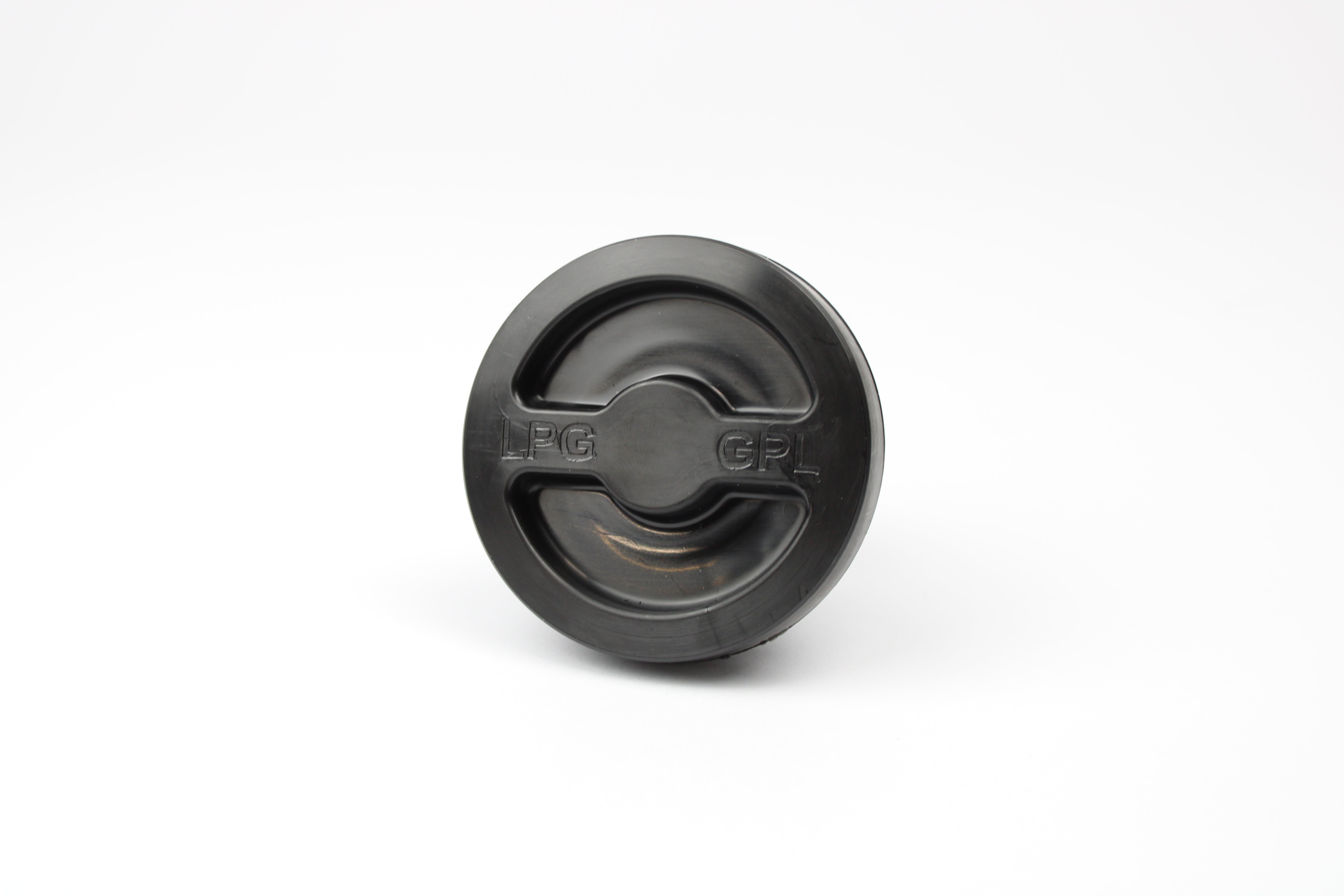 Black Gaslow Replacement Filler Cap on a White Background