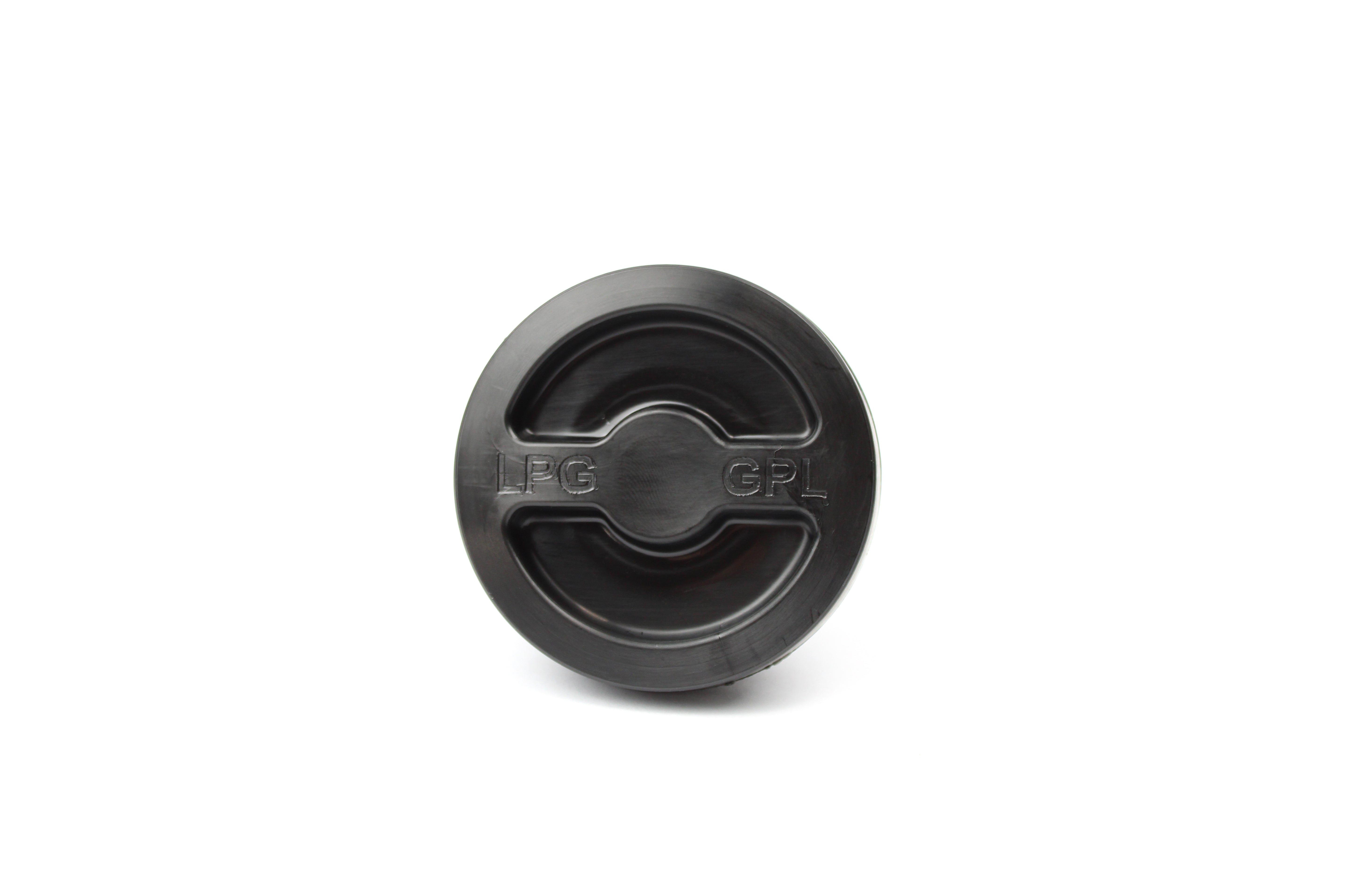 Black Gaslow Replacement Filler Cap on a White Background