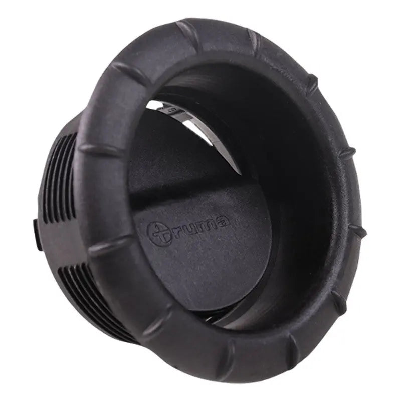 Truma Heater End Outlet - Black Truma