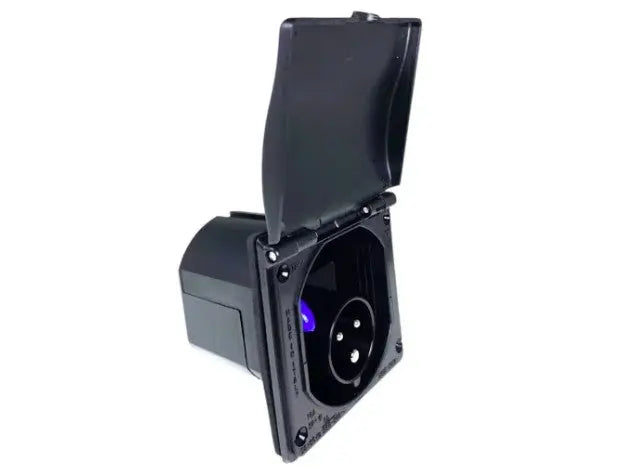 W4 Mains Inlet Black (100x100x80mm) W4