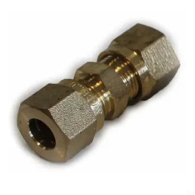 Brass 8mm Equal Coupler Unbranded