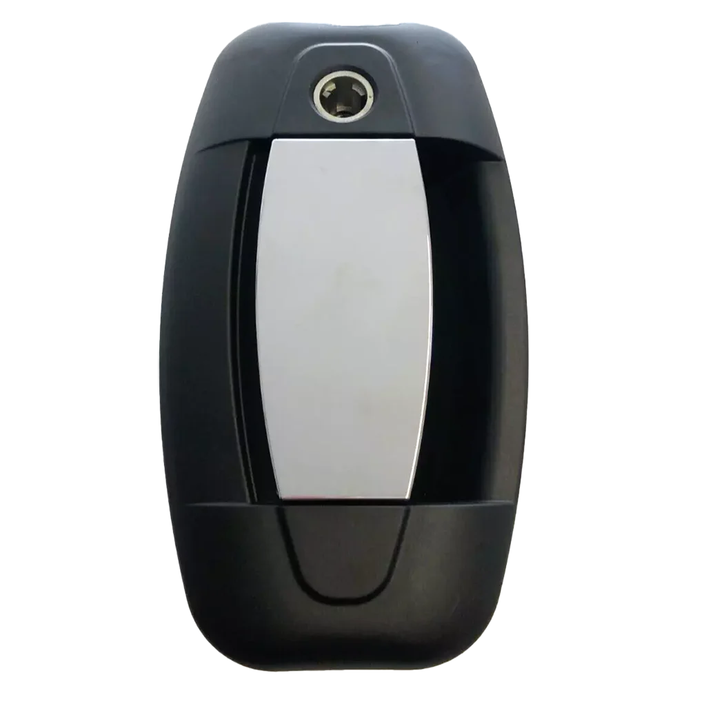 Hartal Evoline Outer Handle R/H, Black & Matte Chrome, HSC Hartal