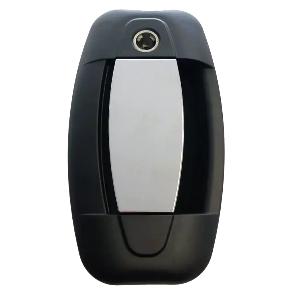 Hartal Evoline Outer Handle R/H, Black & Matte Chrome, HSC Hartal