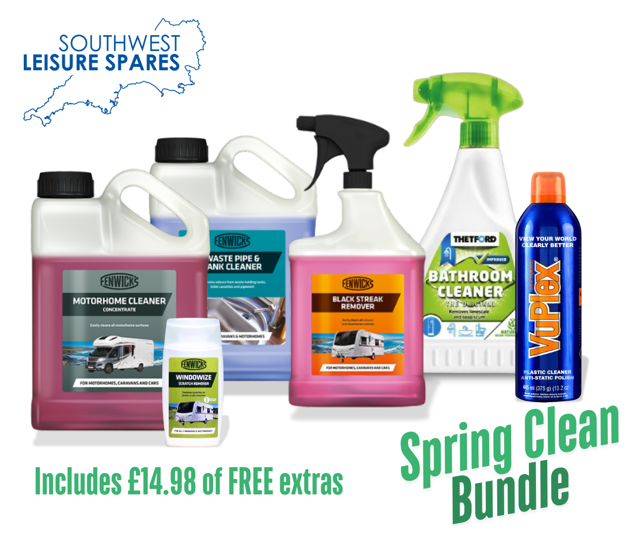SouthWest Leisure Spares MEGA Cleaning Bundle