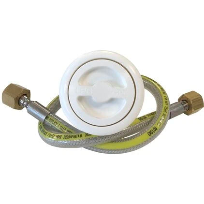 Gaslow Filler Valve Kit White, 1500mm