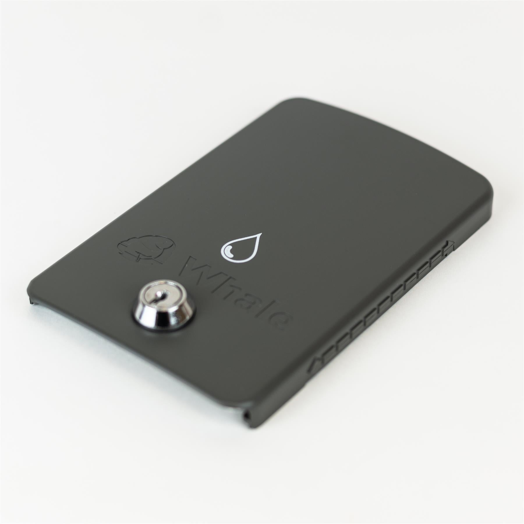 Whale socket lid grey including lock