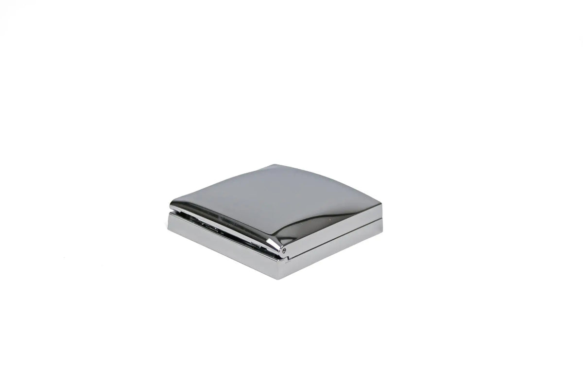 Berker Frame with Hinged Lid - Chrome Berker
