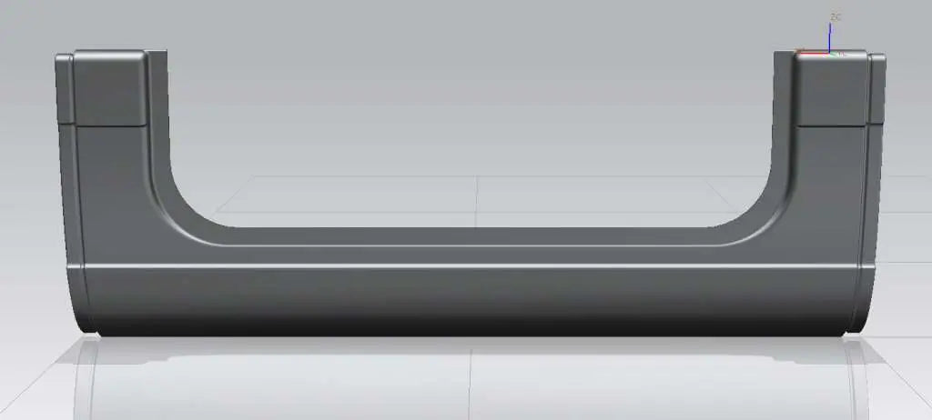 A grey Auto-Trail 800 Series motorhome garage skirt.