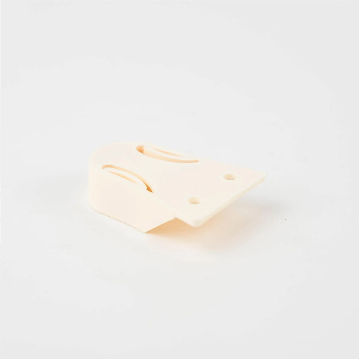 A white Roller Team motorhome wardrobe bar support.