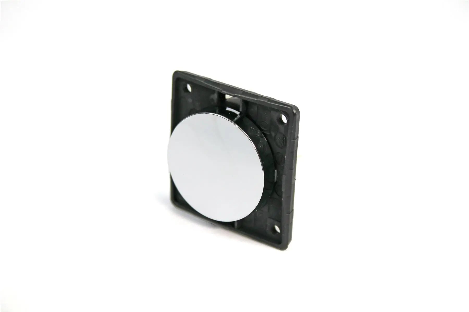 Berker Single Rocker Switch - Chrome Berker