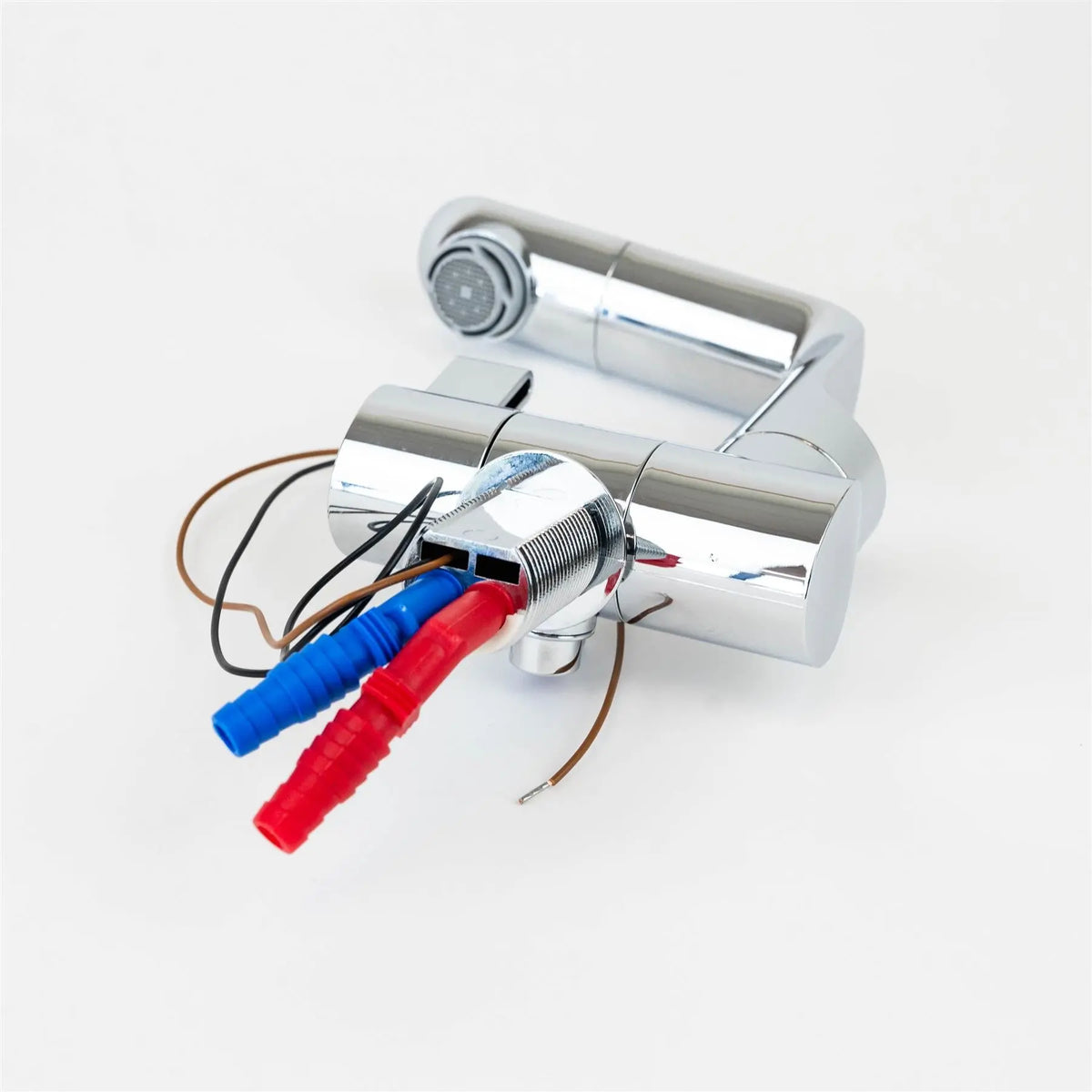 A chrome Dethleffs/Sunlight motorhome Comet Arona tap.