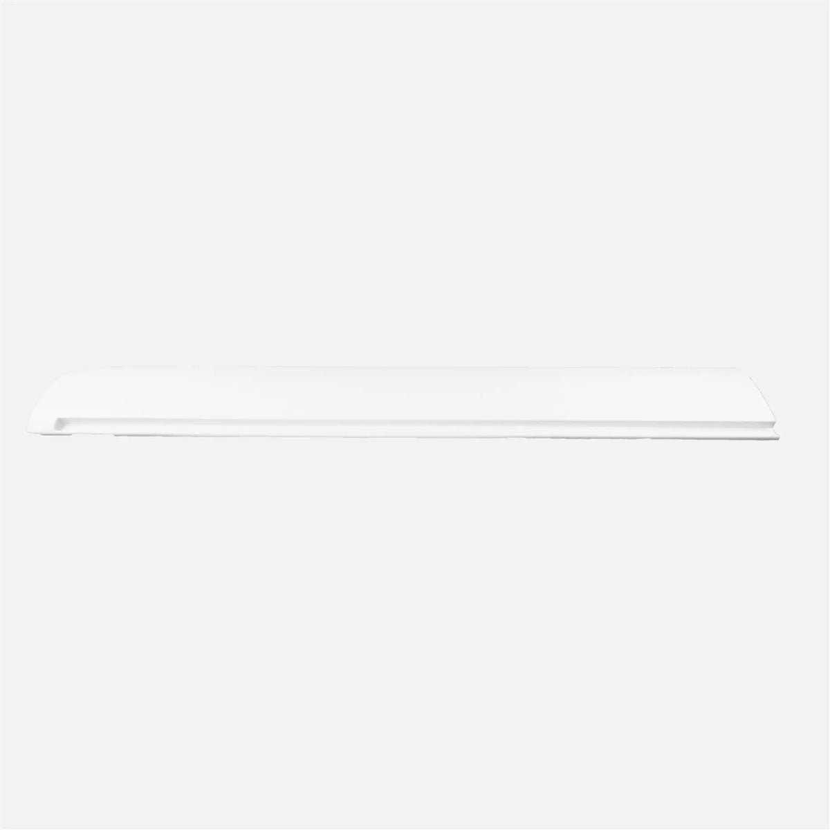 A white Roller Team Autoroller motorhome nearside rear skirt.