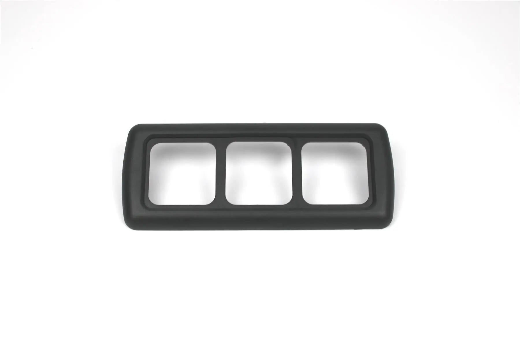 Black 3 way electrical surround on white background
