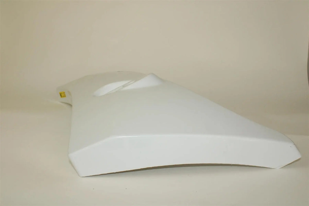 A white Dethleffs motorhome front bumper trim.