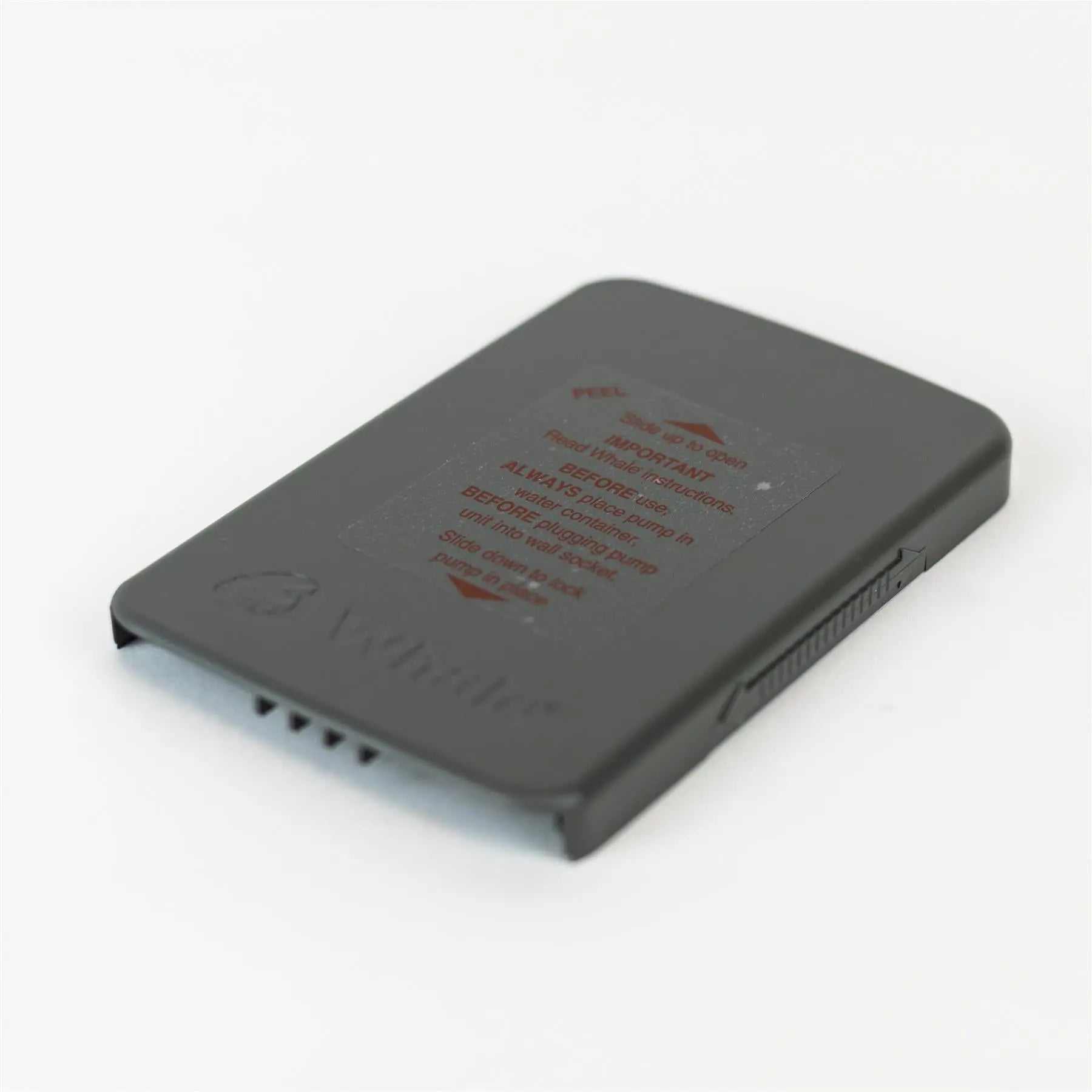 Whale sliding socket lid grey Whale
