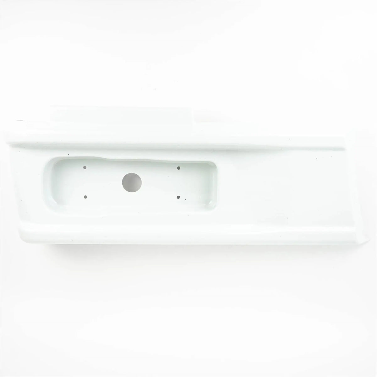 A white Elddis Encore rear nearside bumper light panel.