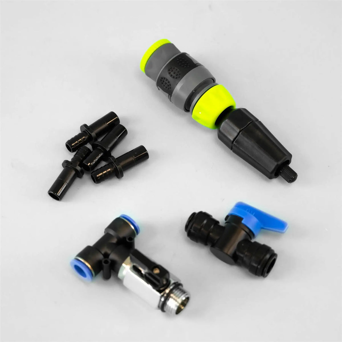 Floe water drainage kit for campers, motorhomes and caravans with onboard water tanks Floe