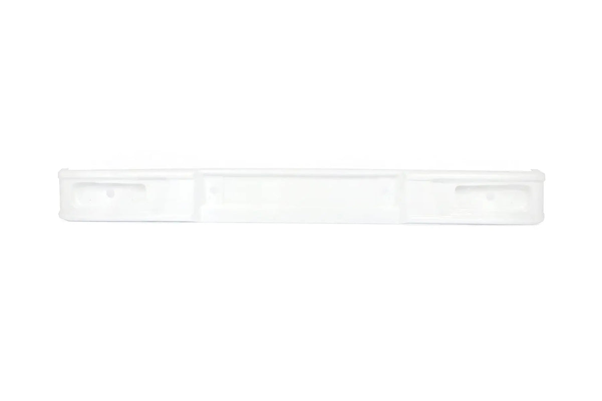 A white Elddis Accordo Rear Lights Bumper Panel.