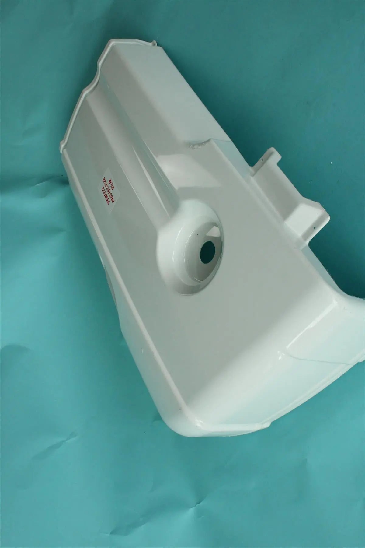 A white offside Auto-Trail Imala motorhome bumper.