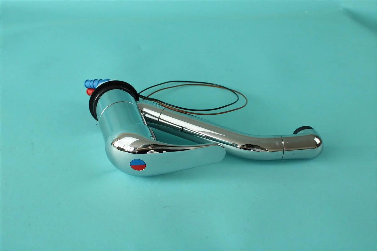 A chrome Dethleffs motorhome original sink tap.
