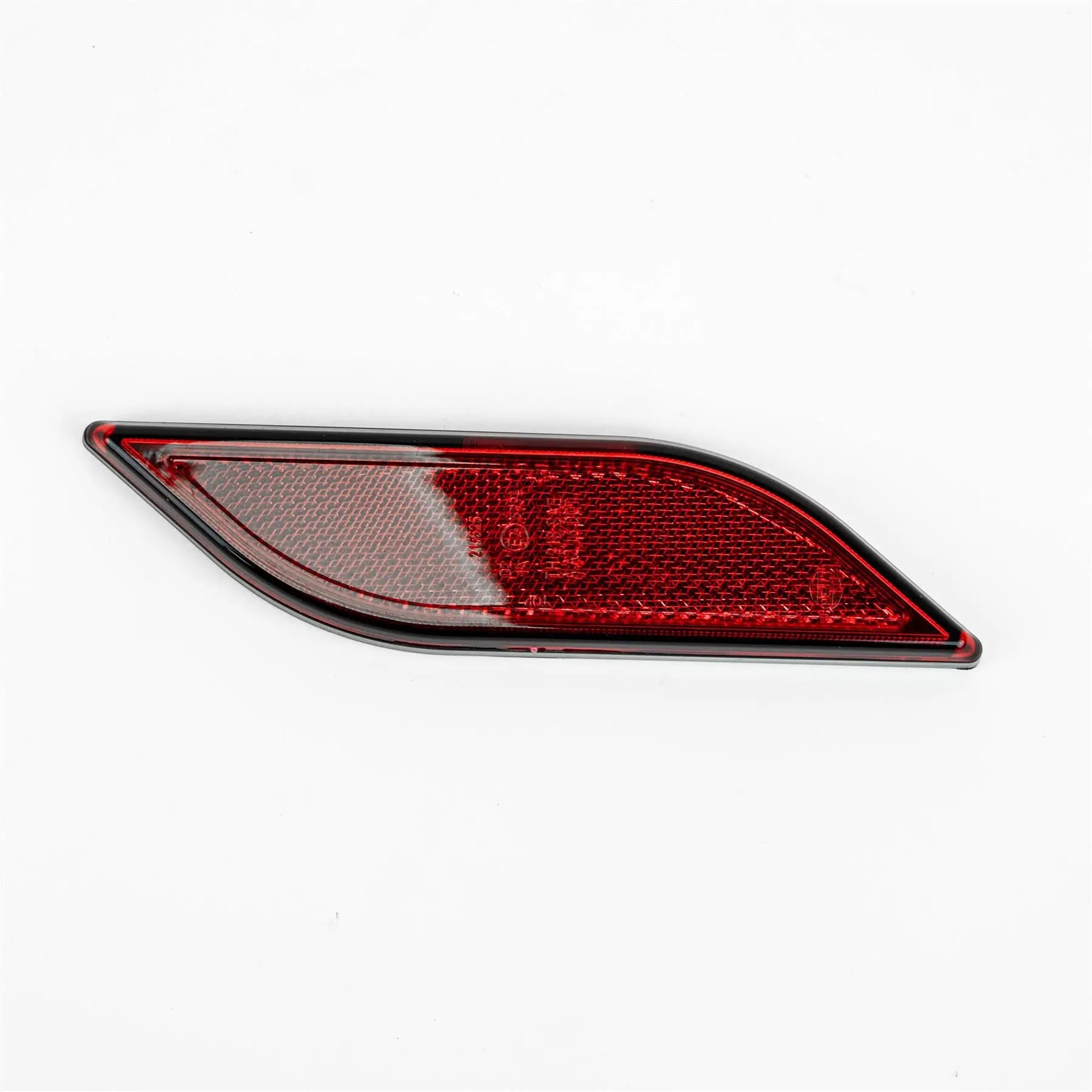 A red offside Auto-Trail motorhome rear reflector.