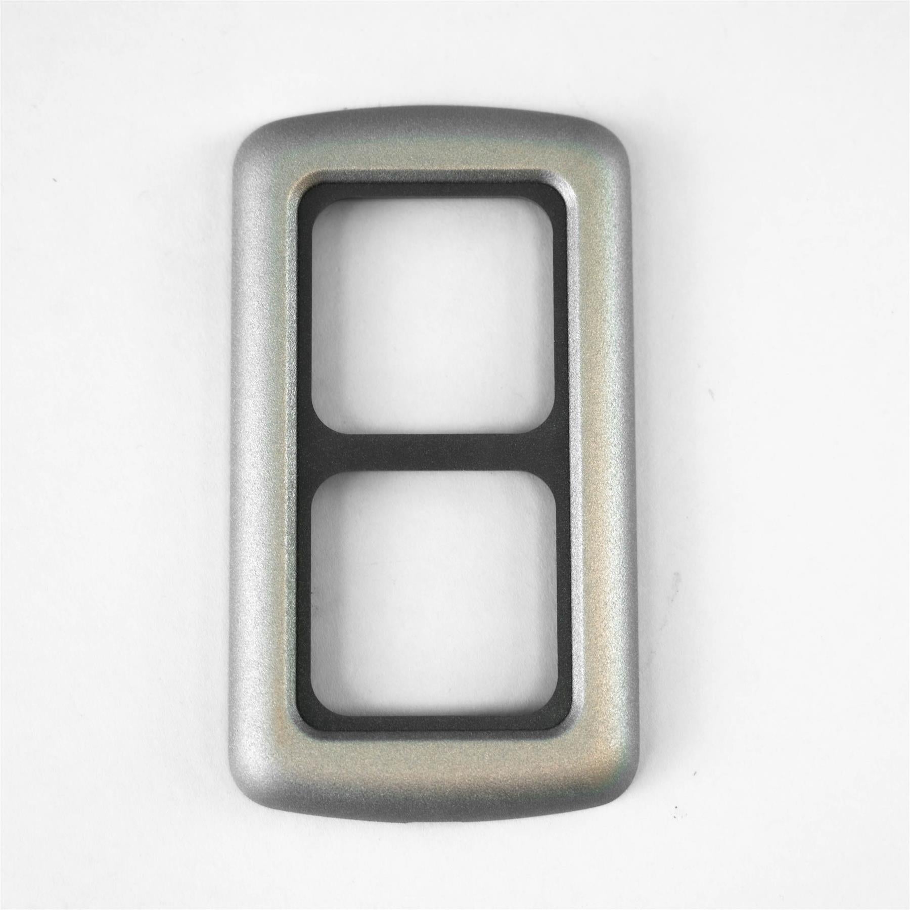 CBE Double socket outer frame Champagne grey