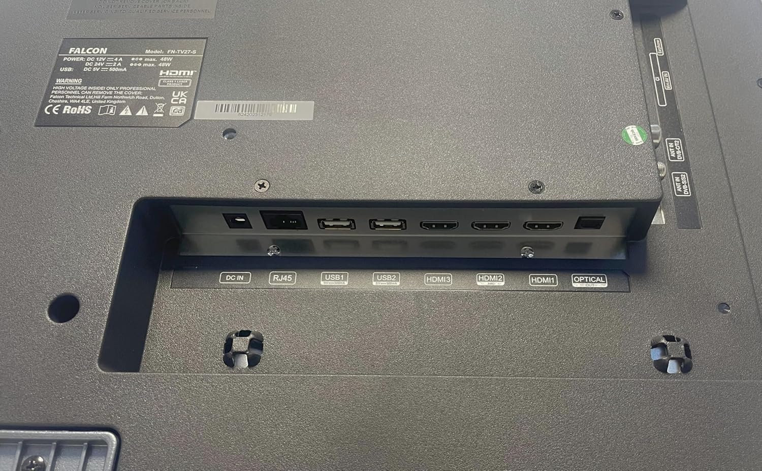 Falcon 22" Slim Bezel WebOS Multi-Voltage Smart TV HD Satellite & Cable Tuner WIFI Lan