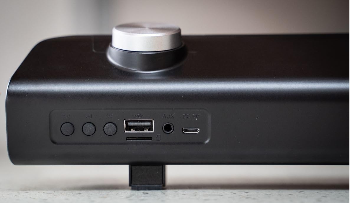 Falcon 10 Watt Soundbar High Quality Sound with Audio In, Bluetooth and Micro-SD