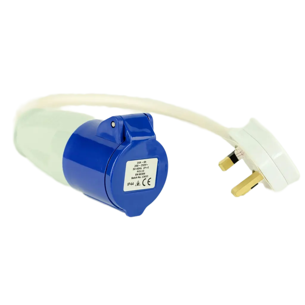 13 Amp Socket Adaptor U.K.Conversion Lead Plug