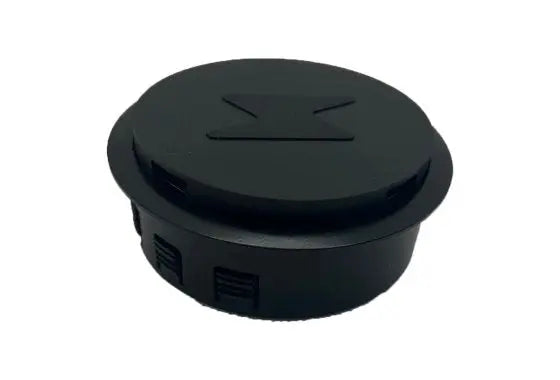 Pop-Up Wireless Charger Point with Twin USB - Black. PO130 Pennine Leisure Supplies