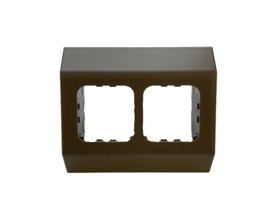 C-Line 2 Way Angled Socket in Bronze