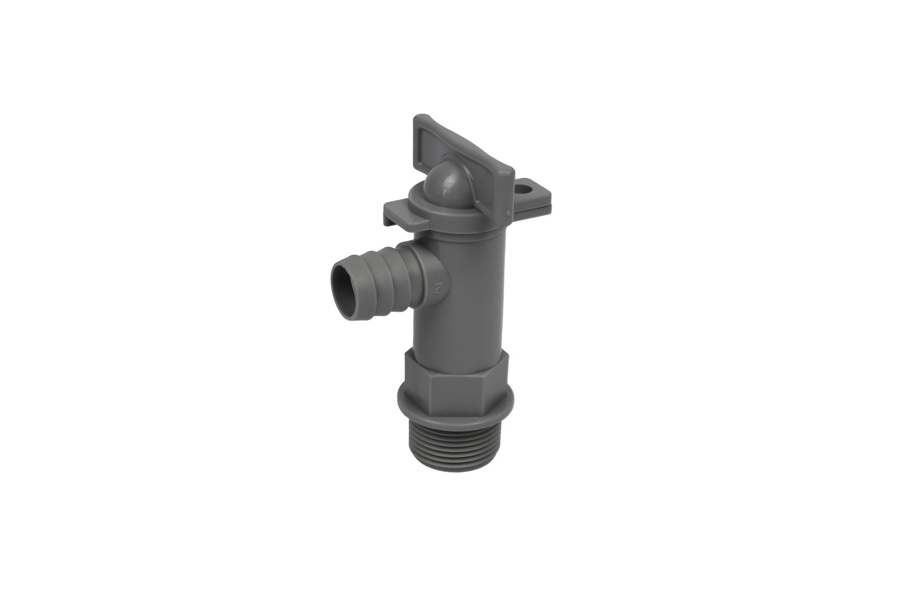 Elddis Waste Water Drainage Tap, Grey