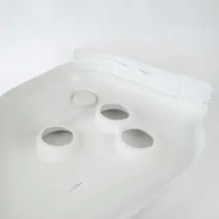 A white Auto-Trail Tribute and Imala 2015 motorhome offside bumper.