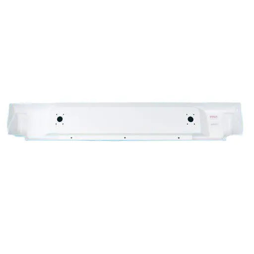 A white Elddis Autoquest motorhome bumper central section.