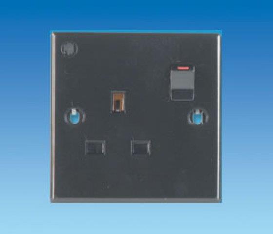 Black 13 Amp Socket
