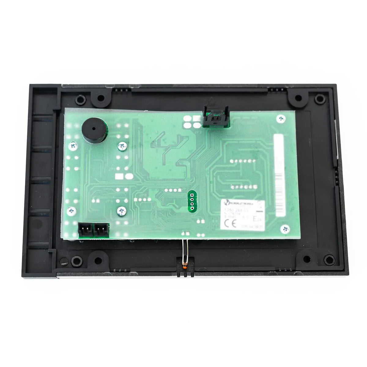 A black Nordelettronica NE268 control panel used in Roller Team motorhomes.
