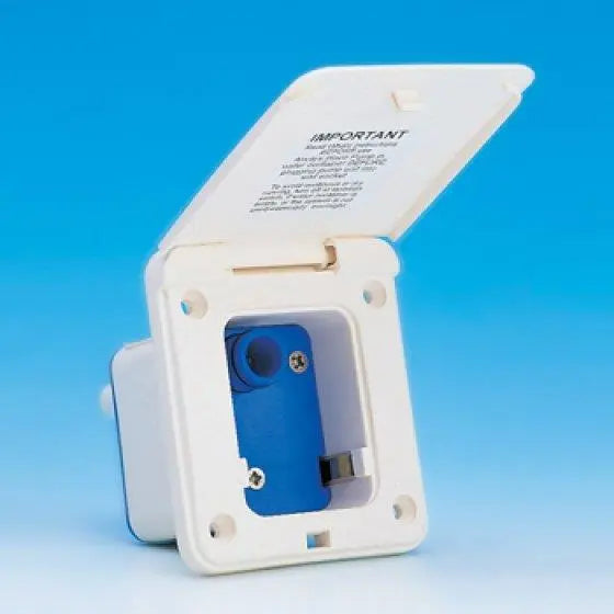 Whale Watermaster Socket C/w Pressure Switch White Whale