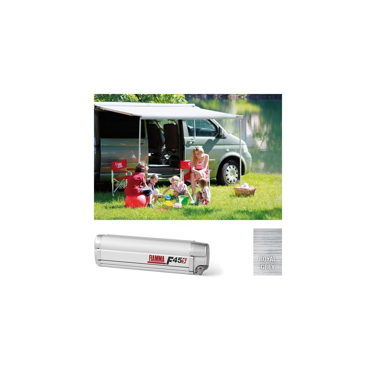 Titanium F45S 260 VW T5/T6 California Royal Grey Fabric