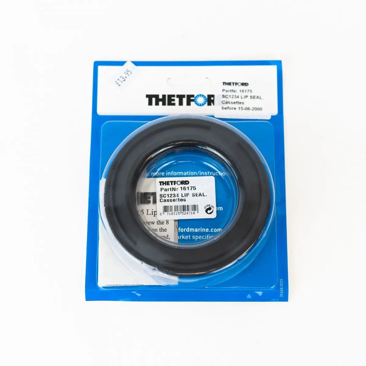 Thetford lip seal for cassettes C2/C3/C4 before June 2000 16175 Thetford