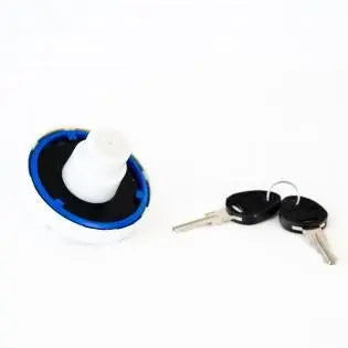 Fresh water cap, lock keys (white) Unbranded