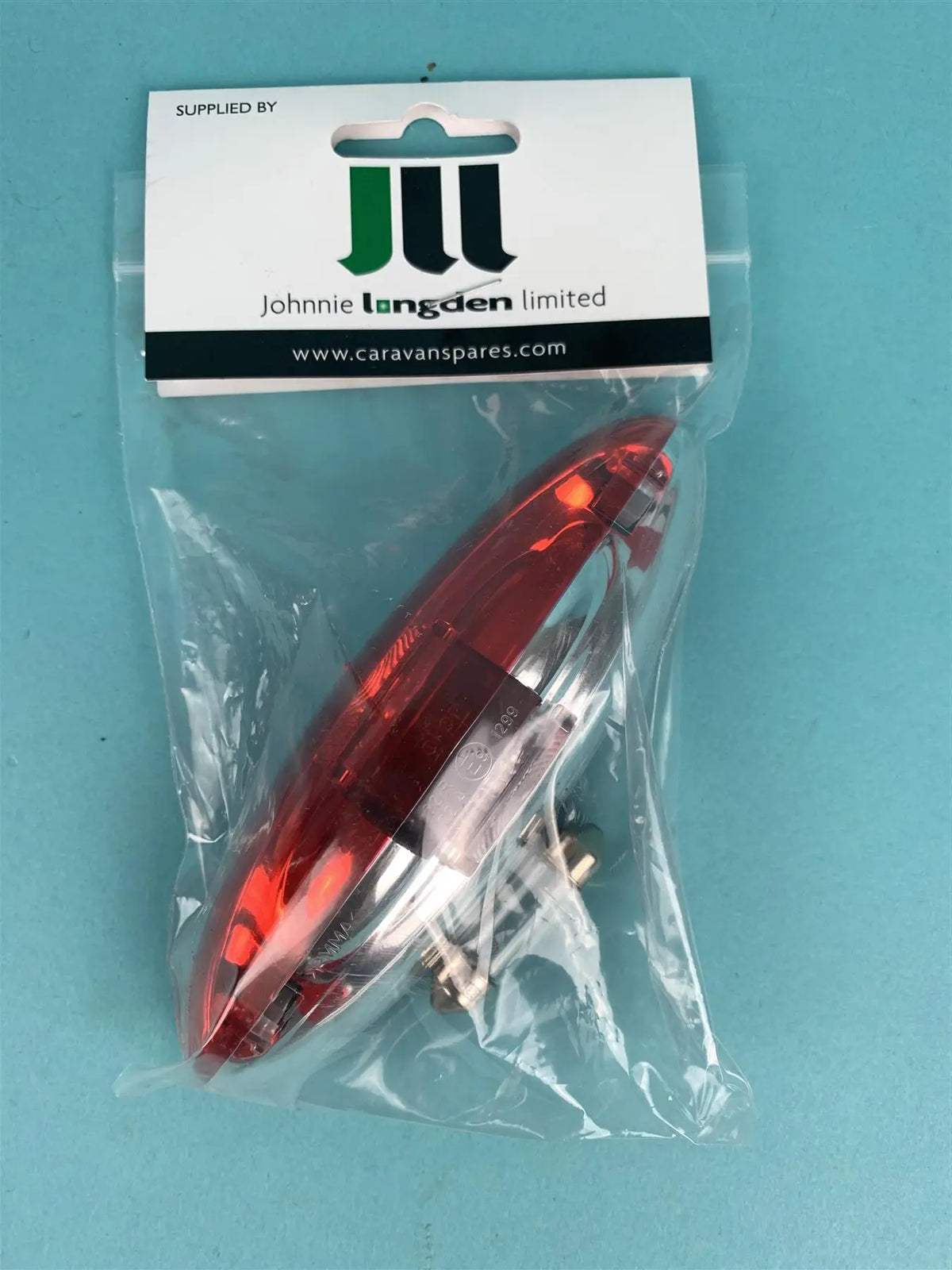 End Outline Marker. Grey Base. 124x39mm Johnnie Longden