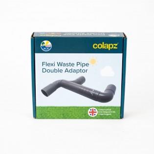 Colapz Flexi Waste Pipe Double Adapter