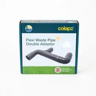 Colapz Flexi Waste Pipe Double Adapter Colapz