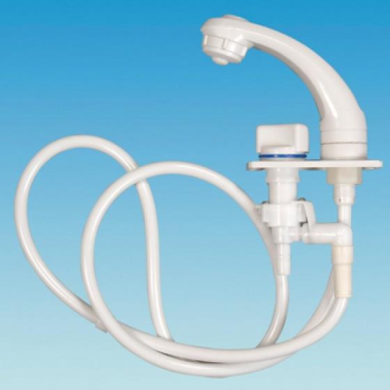 WHALE Comb Tap & Shower � White