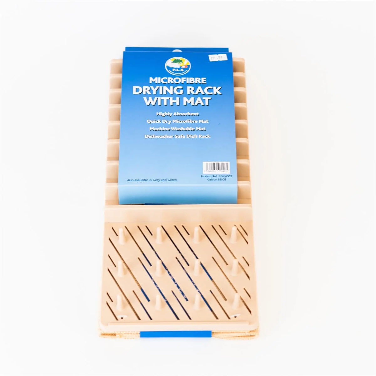 Microfibre Drying Rack with Mat Beige Pennine Leisure Supplies